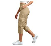 Short cargo unisexe à jambe droite avec cordon de serrage et poches | Un cordon de serrage à la taille soutient une coupe décontractée réglable. La forme décontractée convient aux tenues