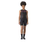 Short Castelli Ride-Run Noir Femme, Taille M