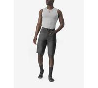 Short Castelli Unlimited sans coussinet gris foncé noir - S