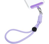 Short Cell Phone Chain Universal Adjustable Wrist Lanyard Anti-Lost With Ultra Thin Patch Lilac 1