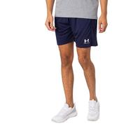 Under Armour Short Challenger Tricot Homme – Bleu marine/Blanc Taille S