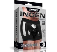 Short Chic Strap-On (taille 36 - 39 pouces) Noir