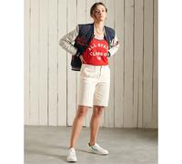 Short chino femme Superdry City Blanc 34