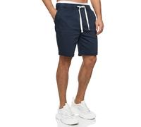 Indicode Hommes Kendari Chino Shorts | Pantalon Court Chino en 80% Coton Navy XL