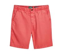 Superdry Vintage Officer Chino Shorts Rouge 28 Homme