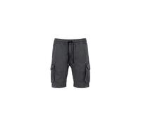 Alpha Industries – Shorts de sweat en twill de coton – Gris L Homme
