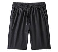 Short Course A Pied Homme - 2023 Été À Séchage Rapide Mince Loisirs Sports Courir Hommes Et Femmes Cinquième Shorts (Black XXL)