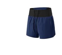 Short Course à Pied Short de Course Marathon à Double étage, Pantalon d'entraînement Fitness, Short for Hommes, vêtements Sport, Jogging, entraînement(Dark Blue,XXL)