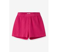 Short court à taille élastiquée en coton fille NAME IT fuchsia 11A