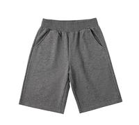 Short court en coton doux et confortable pour filles de 316 ans (gris foncé, 15-16 ans)