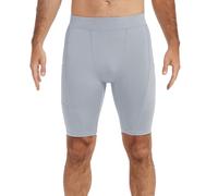 Short court pour homme - Collants à rayures - Legging de sport en nylon - Short de compression avec poche intérieure - Sous-vêtements de sport décontractés - Couche de base - Pantalon de survêtement