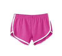 Short court sexy pour homme - Yoga Active - Short d'entraînement solide et décontracté - Short d'été - Bikini avec short pour femme - Ensemble fluo, Rose, XXL