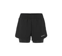 Craft ADV Essence 2in1 2 Short De Running Femmes - Noir, Taille M