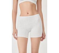 Short cycliste en coton biologique extensible - Coton 360 - L - Silver - Femme - Etam
