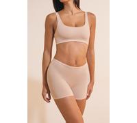 Short cycliste en coton biologique extensible - Coton 360 - S - Lin - Femme - Etam