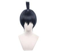 Short Dark Blue Daily Party Cosplay Perruque Pour Hayakawa Aki Anime Cosplay Perruque