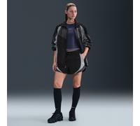 Short d'athlétisme ample taille mi-haute Nike 7,5 cm pour femme Noir/Dark Smoke Grey/Smoke Grey/Sail M (FR 42-44)