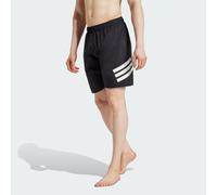 Short de bain 3 bandes 20,3 cm Black / White 2XL