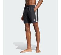 ADIDAS ORIGINALS Shorts de bain 'Adicolor' noir / blanc, Taille S