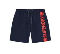 Superdry Sport Graphic 17´´ Swimming Shorts Bleu M Homme