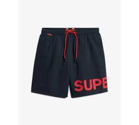 Short de bain à motif Superdry Bleu S