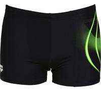 Short De Bain Arena Homme Placement 560 Noir-Vert Tendre 4
