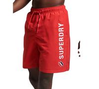 Superdry Code Applque 19inch Swimming Shorts Rouge 2XL Homme
