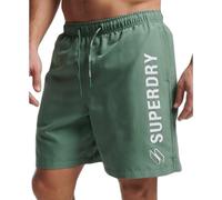 Superdry Code Applque 19inch Swimming Shorts Vert M Homme