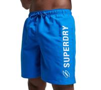 Superdry Code Applque 19inch Swimming Shorts Bleu M Homme