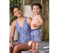 Short de bain bébé garçon capsule Liberty bleu 6M(67CM)