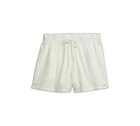 Superdry Cotton Broderie Beach Shorts Blanc S Femme