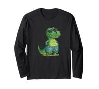 Short de Bain Cartoon Dinosaur Loves Holiday Manche Longue