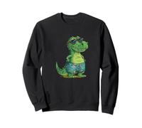 Short de Bain Cartoon Dinosaur Loves Holiday Sweatshirt