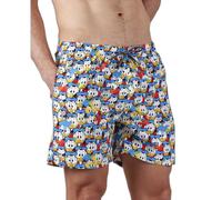 Short de bain Disney Donald Faces Bleu S