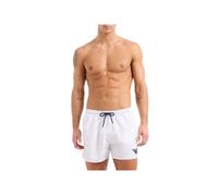 Short de bain - Emporio Armani - Logo brodé - Blanc - Homme 50