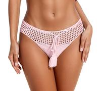 Short de Bain féminin en Crochet Fait Main pour l'été doublé et Confortable avec Un Design et élégant (M)