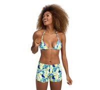 Short de bain femme Arena Allover Bleu M