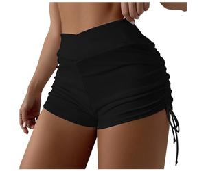 Short de Bain Femme Bas de Maillot Contrôle du Ventre Culotte Boxer à Cordon Maillot de Bain Court Séchage Rapide avec Doublure MaillotMenstruel Culotte