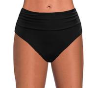 Short De Bain Femme Taille Haute - Bas De Bikini Imprimé Vintage pour Femme - Taille Haute - Maillot De Bain - Maillot De Bain - Bas De Bikini - Cravate LatéRale - String - Maillot De Bain