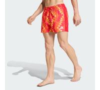 Short de bain graphique inspiration football 12,7 cm Ice Tangerine / White L