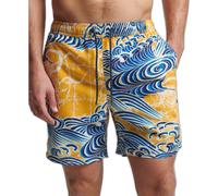 Short de bain hawaÃ¯en Superdry Jaune S