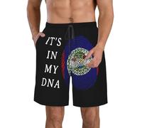 Short De Bain Homme C'est dans Mon Adn Belize Beach Shorts Confortable Swim Trunks Respirant Boardshort pour Vacances Plage Trave XXL