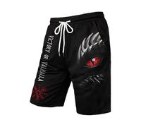 Short de Bain Homme Médiévale Style Viking Short Sport Homme Taille Elastique Costume Medieval Rétro Shorts et Bermudas de Plage Bermuda Long Costume Pirate de Carnaval Événements Thématiques Cosplay