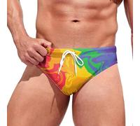 Short de Bain Homme, Mode pour Hommes Loisirs Hawaii Sources Chaudes de Natation Douces et Confortables avec Maillot de Bain Triangle