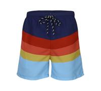 Short de Bain Homme Motif Animal Original Tissu Léger Capybara État d’Esprit Décontracté pour Plage Piscine et Vacances Cinq Quartiers(Multicolour #14, L)