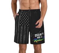 Short De Bain Homme Ne Soyez Pas Une Idée De Design Amusante De Richard Dick Beach Shorts Séchage Rapide Boardshort Loisir Swim Trunks pour Vacances Running Surf XXL