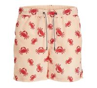 Short de bain - Jack & Jones - 12253753 - Orange - 100% polyester - Taille élastique 12 ans