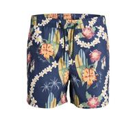 Short de bain Jack & Jones Fiji AOP SN - navy blazer - Homme - Droite - Fabriqué à partir de fils recyclés XS