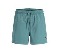 Jack & Jones - Short de bain JPSTMAUI Tropic Solid - Bleu Colonial - Taille L