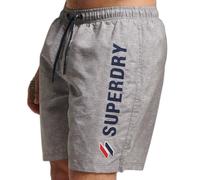 Superdry Mens Code APPLQUE W2-Swim Short de Bain pour Homme Gris argenté Taille S